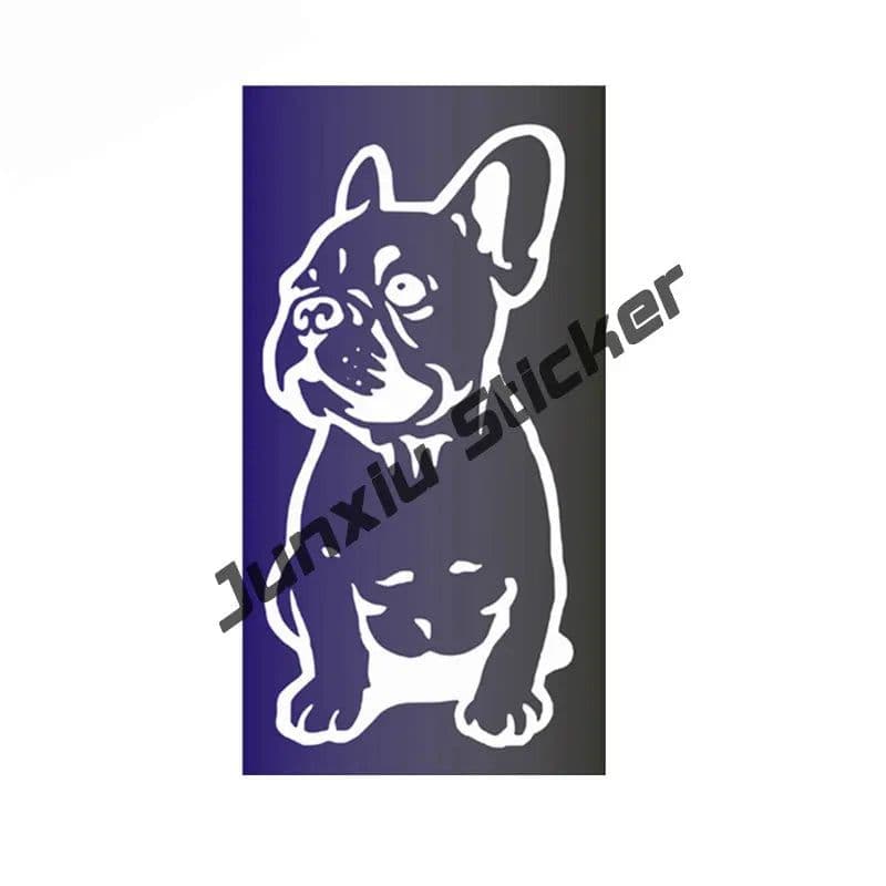 image-French Bulldog Holographic Decal Dog Paws Breed Bumper Sticker - for Laptops Tumblers Windows Cars Trucks Walls Decoration