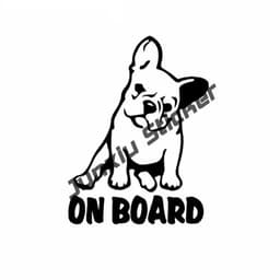 image-French Bulldog Holographic Decal Dog Paws Breed Bumper Sticker - for Laptops Tumblers Windows Cars Trucks Walls Decoration
