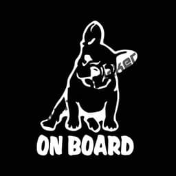 image-French Bulldog Holographic Decal Dog Paws Breed Bumper Sticker - for Laptops Tumblers Windows Cars Trucks Walls Decoration