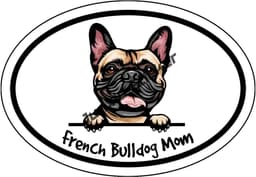 image-French Bulldog Holographic Decal Dog Paws Breed Bumper Sticker - for Laptops Tumblers Windows Cars Trucks Walls Decoration