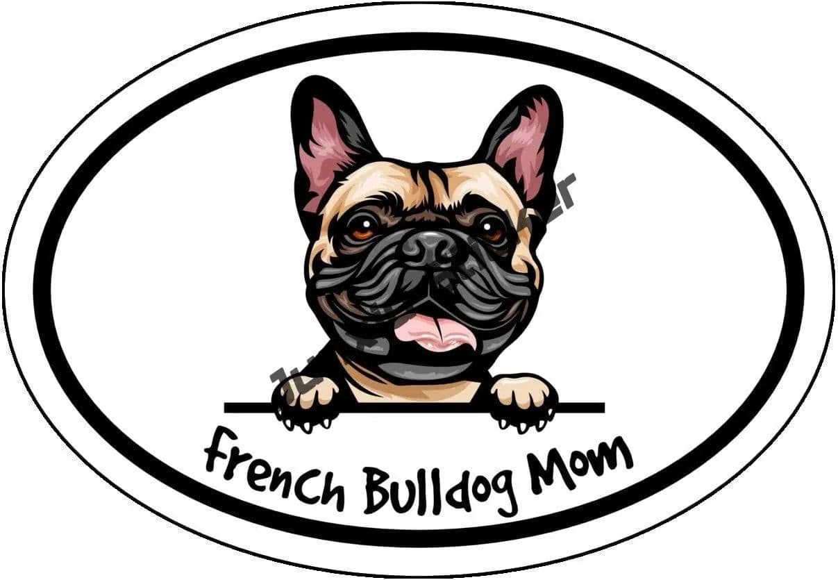 image-French Bulldog Holographic Decal Dog Paws Breed Bumper Sticker - for Laptops Tumblers Windows Cars Trucks Walls Decoration