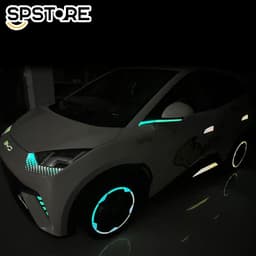 image-For BYD Seagull Car Gradient Laser Stickers Reflective Sticker Exterior Modification Personalized Car Refit Parts Accessories