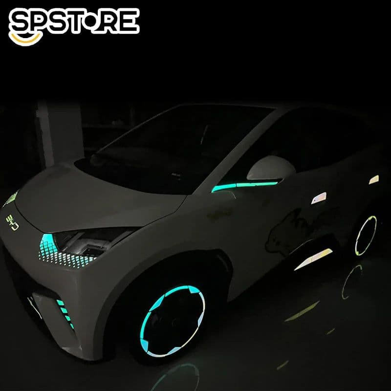 image-For BYD Seagull Car Gradient Laser Stickers Reflective Sticker Exterior Modification Personalized Car Refit Parts Accessories
