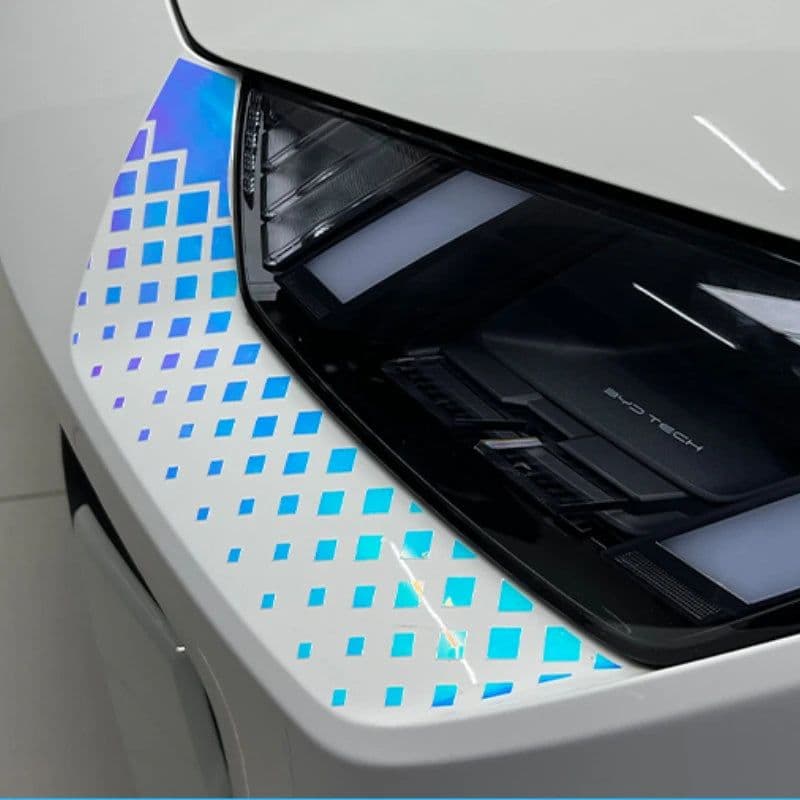 image-For BYD Seagull Car Gradient Laser Stickers Reflective Sticker Exterior Modification Personalized Car Refit Parts Accessories