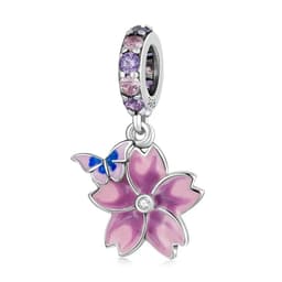 image-WOSTU 925 Sterling Silver Dreamcatcher Charm Koi Fish Dangle Heart Travel Pendant Fit Original Bracelet For Women Fine Jewelry