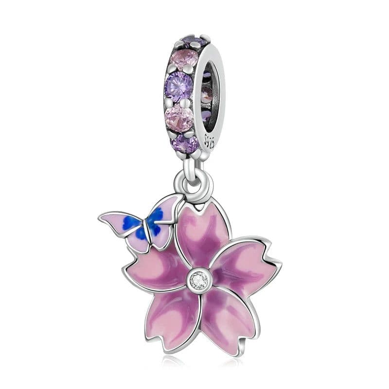 image-WOSTU 925 Sterling Silver Dreamcatcher Charm Koi Fish Dangle Heart Travel Pendant Fit Original Bracelet For Women Fine Jewelry