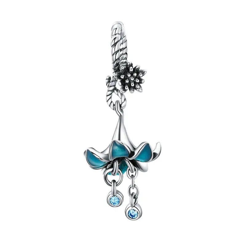 image-WOSTU 925 Sterling Silver Dreamcatcher Charm Koi Fish Dangle Heart Travel Pendant Fit Original Bracelet For Women Fine Jewelry