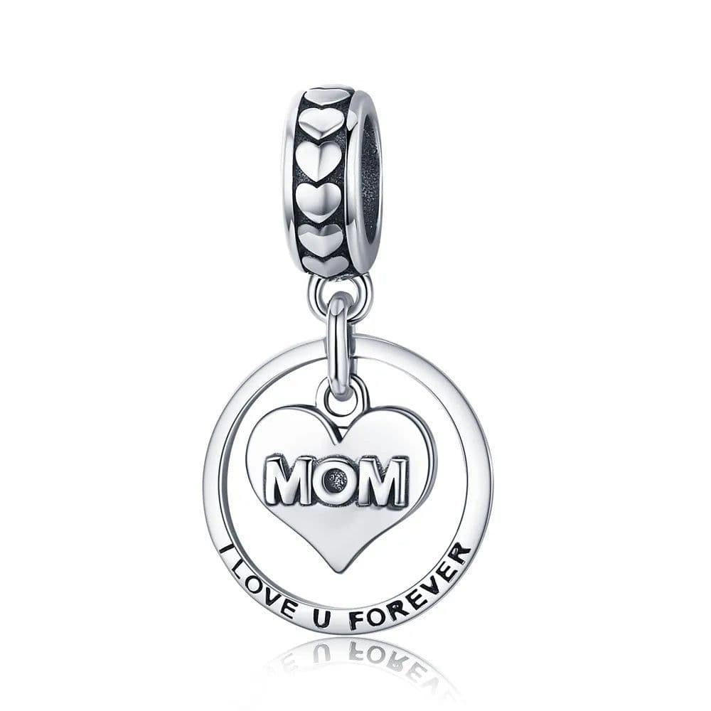 image-WOSTU 925 Sterling Silver Dreamcatcher Charm Koi Fish Dangle Heart Travel Pendant Fit Original Bracelet For Women Fine Jewelry