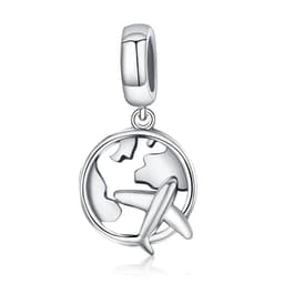 image-WOSTU 925 Sterling Silver Dreamcatcher Charm Koi Fish Dangle Heart Travel Pendant Fit Original Bracelet For Women Fine Jewelry
