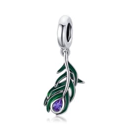image-WOSTU 925 Sterling Silver Dreamcatcher Charm Koi Fish Dangle Heart Travel Pendant Fit Original Bracelet For Women Fine Jewelry