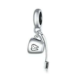 image-WOSTU 925 Sterling Silver Dreamcatcher Charm Koi Fish Dangle Heart Travel Pendant Fit Original Bracelet For Women Fine Jewelry