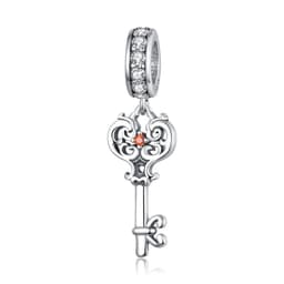 image-WOSTU 925 Sterling Silver Dreamcatcher Charm Koi Fish Dangle Heart Travel Pendant Fit Original Bracelet For Women Fine Jewelry