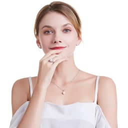 image-925 sterling silver jewelry on sale big natural pearl rings for women stone ring adjustable white/pink/purple pearl