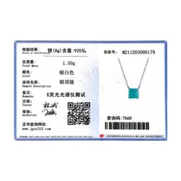 image-Modian Real 925 Sterling Silver Classic Charm Tourmaline Chain Necklace For Women Wedding Jewelry With Box Pendant Neckalces
