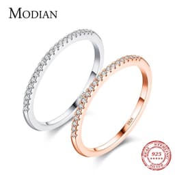image-Lowest price Promotion Wholesale 2016 Fashion Women Crystal Jewelry Simulated Zircon Party Rings 925 Sterling Silver Ring RJ222