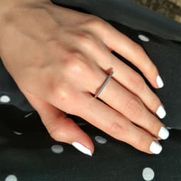 image-Stainless Steel Rings for Women D Geometric Pinky Ring Dainty Stackable Round Midi Rings Jewellery for Women 2022 Halloween