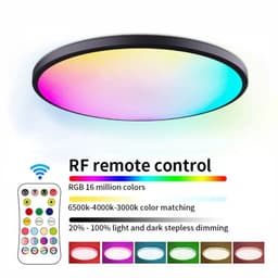 image-Tuya WiFi Smart LED Ceiling Lights 110v-240v RGB Dimmable Ceiling Lamps Round Ceiling Lamp For Bedroom Living Home Alexa Google