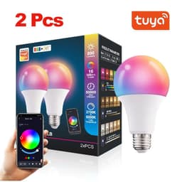image-Tuya WiFi Smart LED Ceiling Lights 110v-240v RGB Dimmable Ceiling Lamps Round Ceiling Lamp For Bedroom Living Home Alexa Google