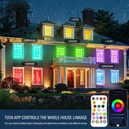 image-Tuya WiFi Smart LED Ceiling Lights 110v-240v RGB Dimmable Ceiling Lamps Round Ceiling Lamp For Bedroom Living Home Alexa Google