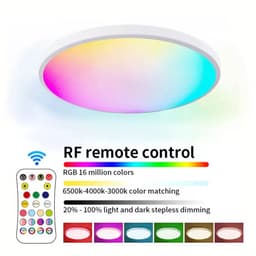 image-Tuya WiFi Smart LED Ceiling Lights 110v-240v RGB Dimmable Ceiling Lamps Round Ceiling Lamp For Bedroom Living Home Alexa Google