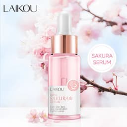 image-LAIKOU Serum Japan Sakura Essence Balance Grease Hyaluronic Acid Pure Brightening Rejuvenation Skin Care Face Serum