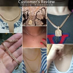 image-Trendsmax Necklaces for Women Men 585 Rose Gold Color Venitian Curb Link Chain Necklace 45cm 55cm 60cm Fashion Jewelry KGN453