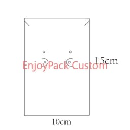 image-100Pieces Customize Personalize Logo Print Paper Jewelry Thank You Necklace Earring Holder Cards Packing Display Stand Wholesale