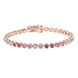 image-Various Shaped Geometric Bezel Cubic Zirconia 5A CZ Tennis Chain Bracelet Classic Fashion Women Jewelry