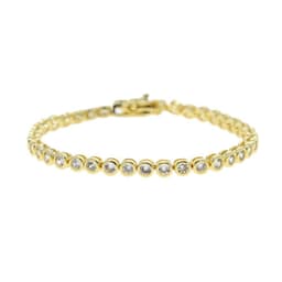 image-Various Shaped Geometric Bezel Cubic Zirconia 5A CZ Tennis Chain Bracelet Classic Fashion Women Jewelry
