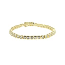 image-Various Shaped Geometric Bezel Cubic Zirconia 5A CZ Tennis Chain Bracelet Classic Fashion Women Jewelry