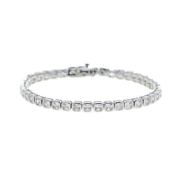 image-Various Shaped Geometric Bezel Cubic Zirconia 5A CZ Tennis Chain Bracelet Classic Fashion Women Jewelry
