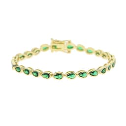 image-Various Shaped Geometric Bezel Cubic Zirconia 5A CZ Tennis Chain Bracelet Classic Fashion Women Jewelry
