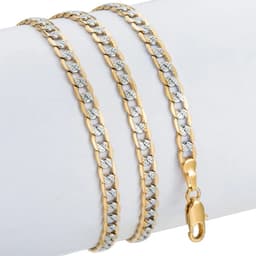 image-Trendsmax Gold Color Chain Necklace For Men Women Cuban Link Chain Male Necklace Fashion Men's Jewelry Wholesale Gifts 4mm GN64