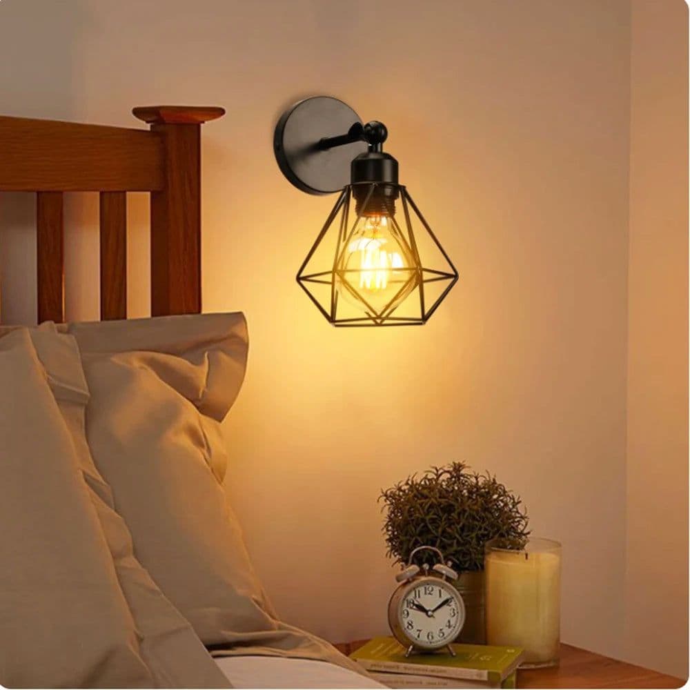 image-Vintage Industrial Wall Light Shade Ceiling Lamp Retro Loft Wall Sconce Cafe Bar Indoor Lighting Home room decor lamp E27