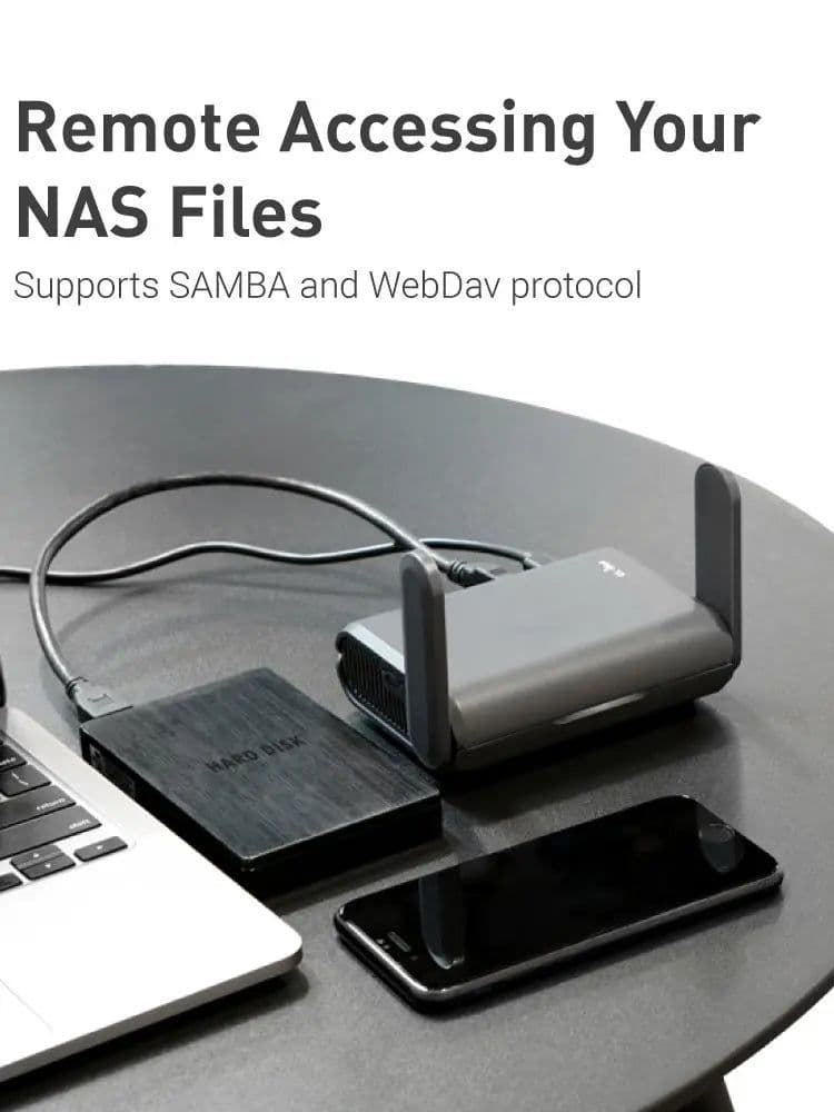 image-GL.iNet GL-AXT1800 (Slate AX) Wi-Fi 6 Gigabit Travel Router,Client&Server, OpenWrt, Adguard Home, Parental Control