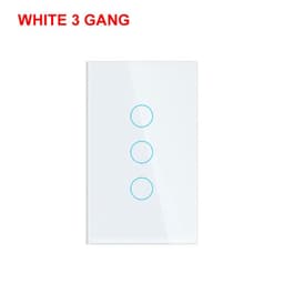 image-GIRIER Smart Wifi Touch Switch No Neutral Wire Required Smart Home 1/2/3 Gang Light Switch 100-240V Works with Alexa Hey Google