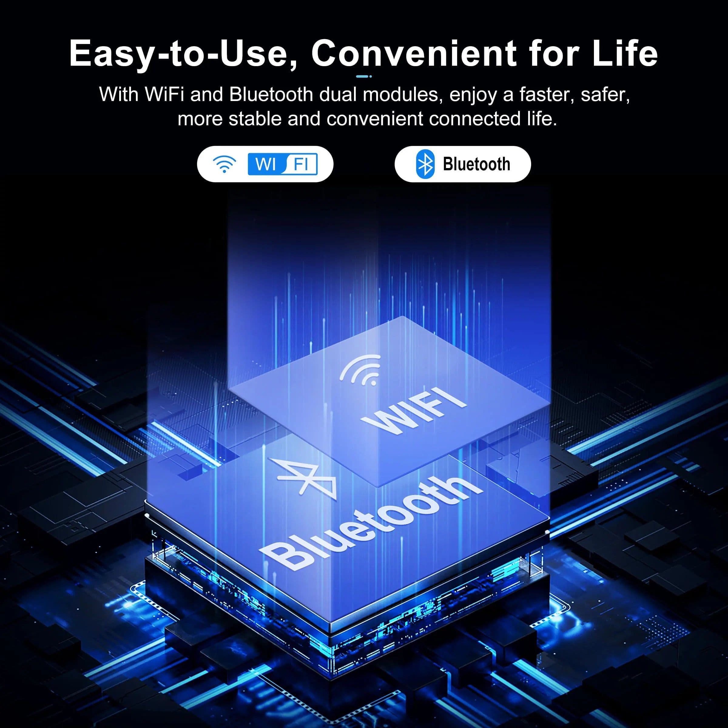 image-GIRIER Smart Wifi Touch Switch No Neutral Wire Required Smart Home 1/2/3 Gang Light Switch 100-240V Works with Alexa Hey Google