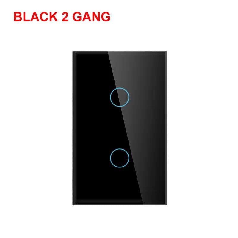 image-GIRIER Smart Wifi Touch Switch No Neutral Wire Required Smart Home 1/2/3 Gang Light Switch 100-240V Works with Alexa Hey Google