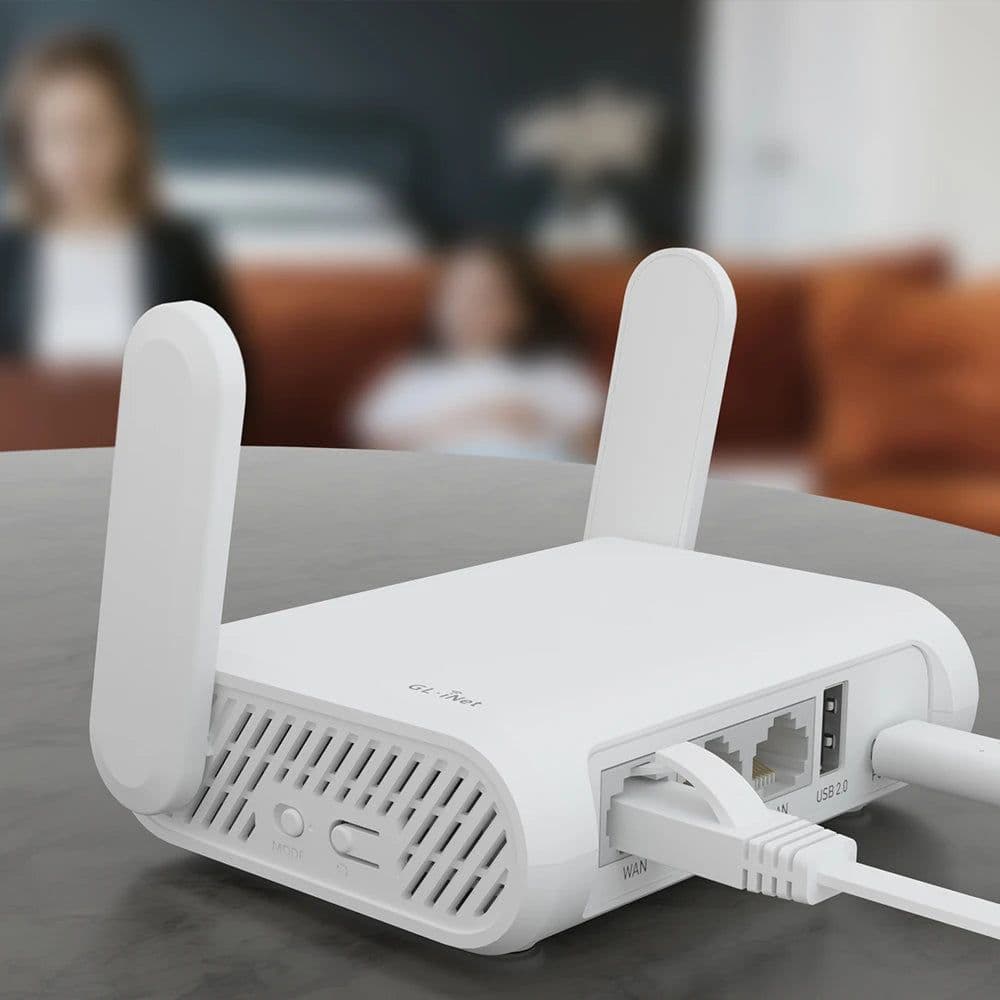 image-GL.iNet Opal(GL-SFT1200) Gigabit Dual-band Wireless Travel Router Support IPV6, Tor, Openwrt, Best Value Pocket-Sized Repeater