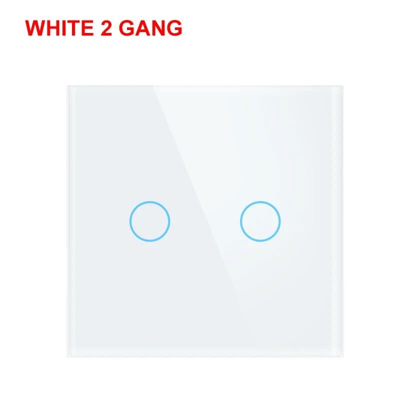 image-Wifi Wall Touch Switch EU No Neutral Wire Required Smart Light Switch 1 2 3 Gang 220V Tuya Smart Home Support Alexa Google Home