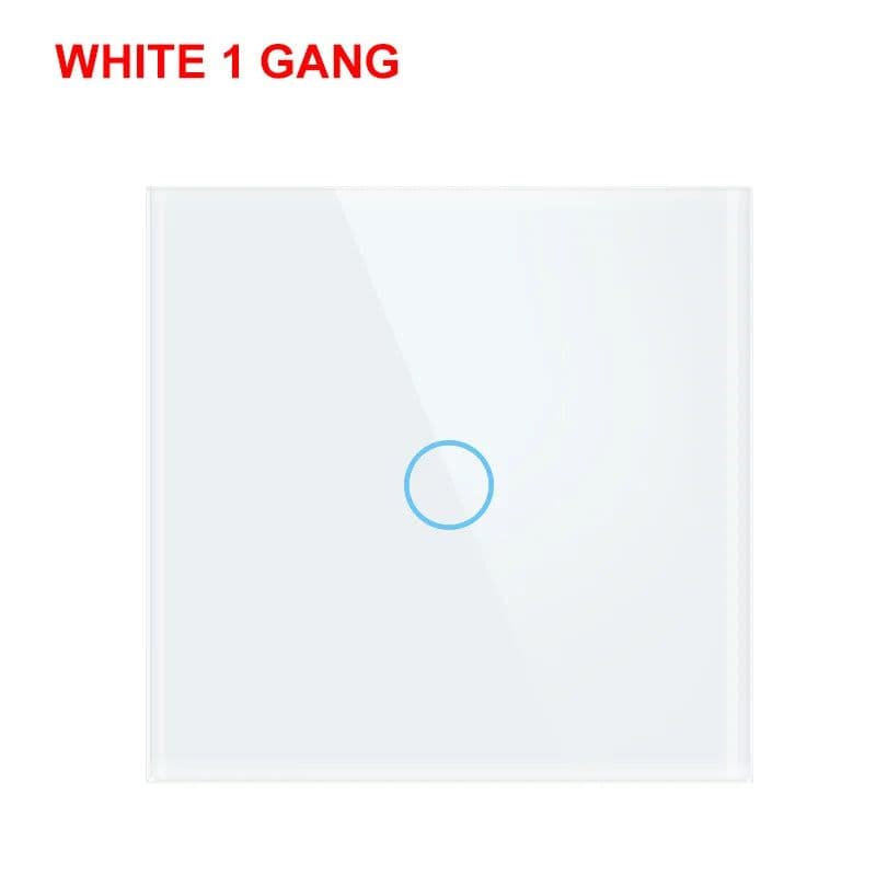 image-Wifi Wall Touch Switch EU No Neutral Wire Required Smart Light Switch 1 2 3 Gang 220V Tuya Smart Home Support Alexa Google Home