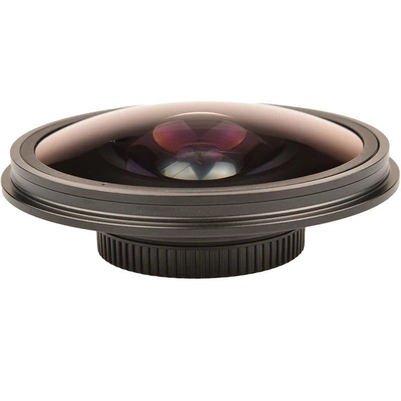 image-VELEDGE Ultra Fisheye Lens Adapter 37MM/43MM 0.3X HD Fisheye Wide Lens Adapter with Hood Only for Video Cameras Camcorders