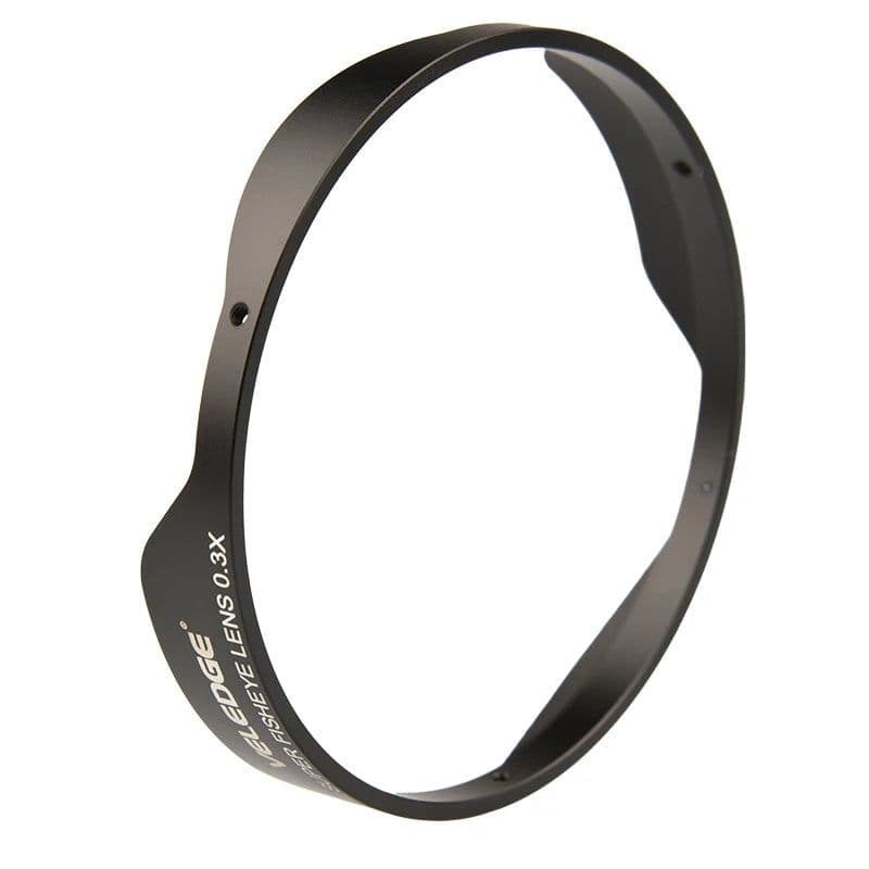 image-VELEDGE Ultra Fisheye Lens Adapter 37MM/43MM 0.3X HD Fisheye Wide Lens Adapter with Hood Only for Video Cameras Camcorders