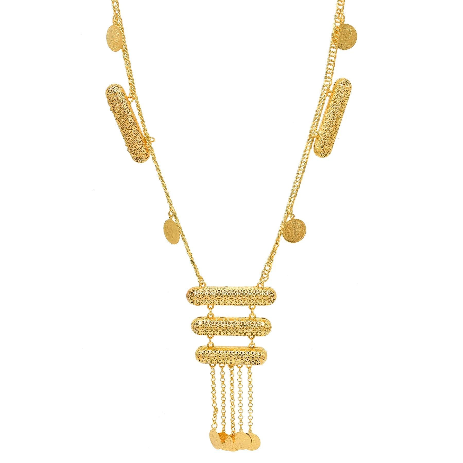 image-Gold Plated Coins Leaf Tassel Body Chains Kurd Kortek Afghan Ethnic India Thailand Bride Wedding Party Body Jewelry Accessories