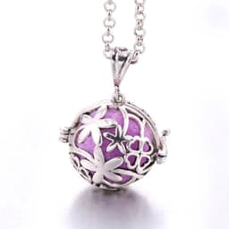 image-Women Aromatherapy perfume Essential Oil Diffuser Locket Hollow Cage Aroma Diffuser Locket Pendants For Making Jewelry DIY