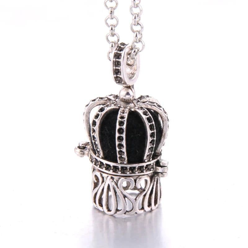 image-Women Aromatherapy perfume Essential Oil Diffuser Locket Hollow Cage Aroma Diffuser Locket Pendants For Making Jewelry DIY