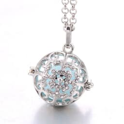 image-Women Aromatherapy perfume Essential Oil Diffuser Locket Hollow Cage Aroma Diffuser Locket Pendants For Making Jewelry DIY