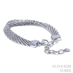 image-Yhpup Waterproof Stainless Steel Metal Cuban Chain Wide Neck Necklace Gold Silver Color Trendy Texture Statement Jewelry Gift
