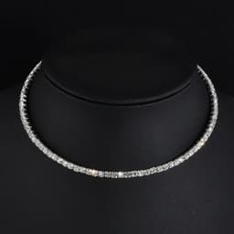 image-Rhinestone Choker Necklaces Torques Collar Women Statement Jewelry Girl Imitation Pearls Necklace 5 Styles