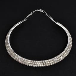 image-Rhinestone Choker Necklaces Torques Collar Women Statement Jewelry Girl Imitation Pearls Necklace 5 Styles